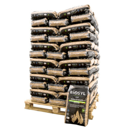 Holzpellets – Palette mit 22 Säcken à 15 kg, DINplus zertifiziert